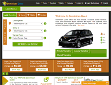 Tablet Screenshot of mydominicantransfers.com